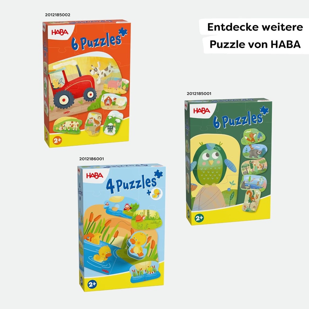 Weitere Ansicht: 6 erste Puzzles - Bauernhof