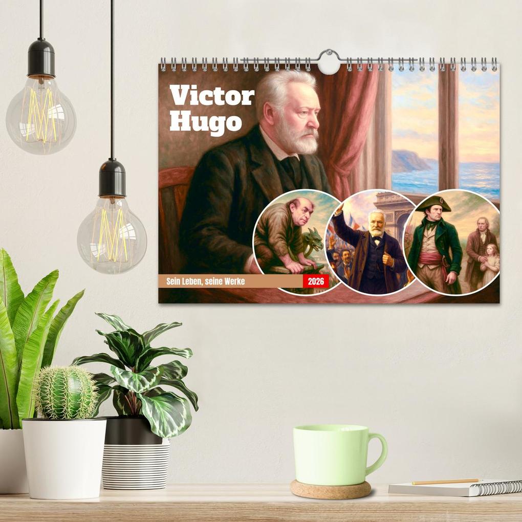 Weitere Ansicht: Victor Hugo (Wandkalender 2026 DIN A4 quer), CALVENDO Monatskalender | Steffani Lehmann, Calvendo
