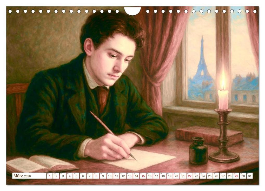 Weitere Ansicht: Victor Hugo (Wandkalender 2026 DIN A4 quer), CALVENDO Monatskalender | Steffani Lehmann, Calvendo
