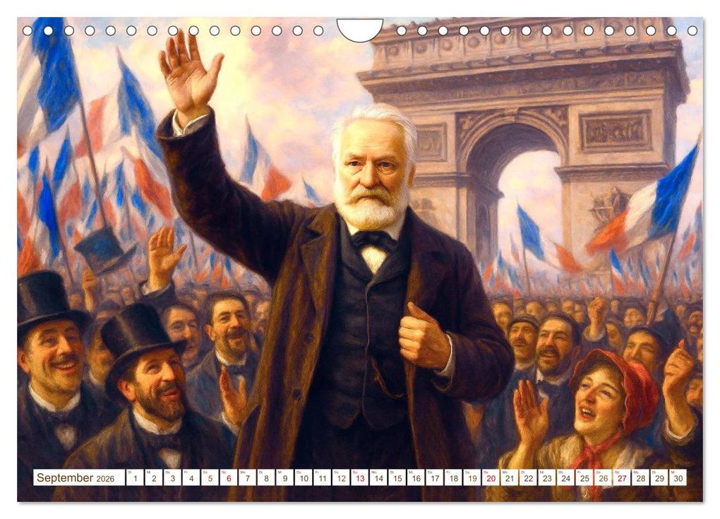 Weitere Ansicht: Victor Hugo (Wandkalender 2026 DIN A4 quer), CALVENDO Monatskalender | Steffani Lehmann, Calvendo