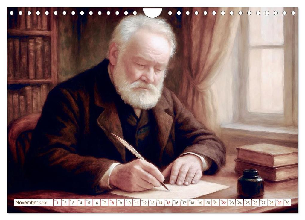 Weitere Ansicht: Victor Hugo (Wandkalender 2026 DIN A4 quer), CALVENDO Monatskalender | Steffani Lehmann, Calvendo