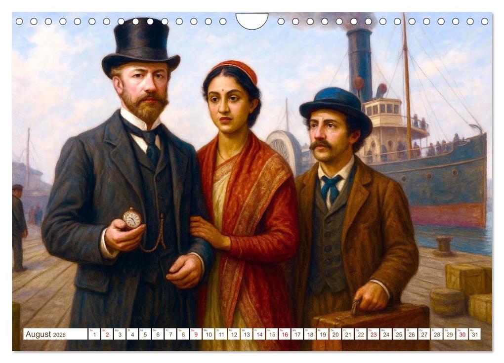 Weitere Ansicht: Jules Verne. Sein Leben, seine Werke (Wandkalender 2026 DIN A4 quer), CALVENDO Monatskalender | Steffani Lehmann, Calvendo