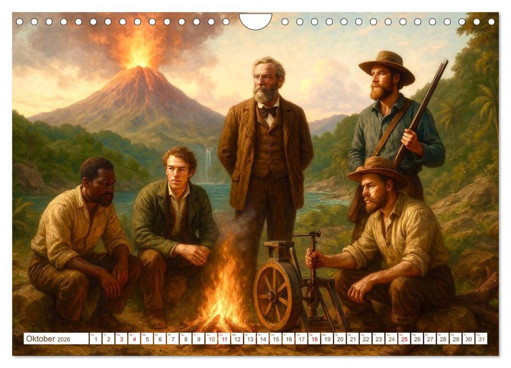 Weitere Ansicht: Jules Verne. Sein Leben, seine Werke (Wandkalender 2026 DIN A4 quer), CALVENDO Monatskalender | Steffani Lehmann, Calvendo