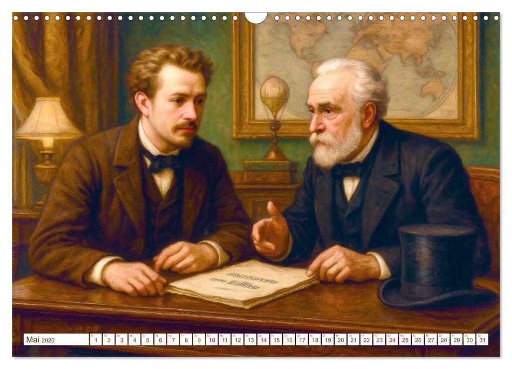 Weitere Ansicht: Jules Verne. Sein Leben, seine Werke (Wandkalender 2026 DIN A3 quer), CALVENDO Monatskalender | Steffani Lehmann, Calvendo