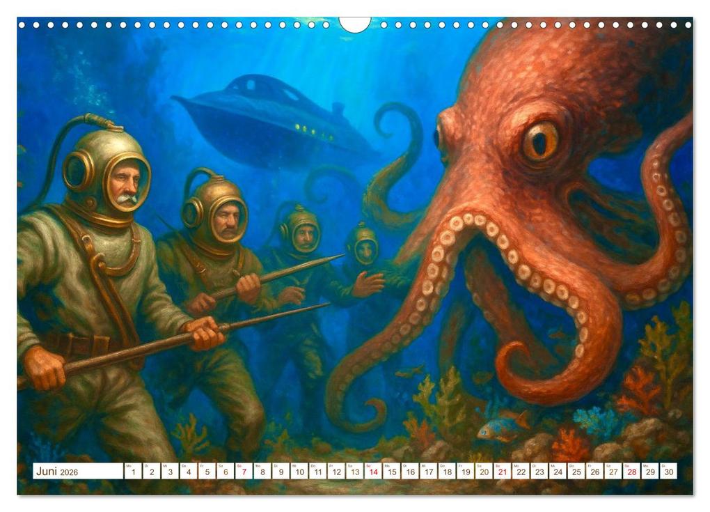 Weitere Ansicht: Jules Verne. Sein Leben, seine Werke (Wandkalender 2026 DIN A3 quer), CALVENDO Monatskalender | Steffani Lehmann, Calvendo