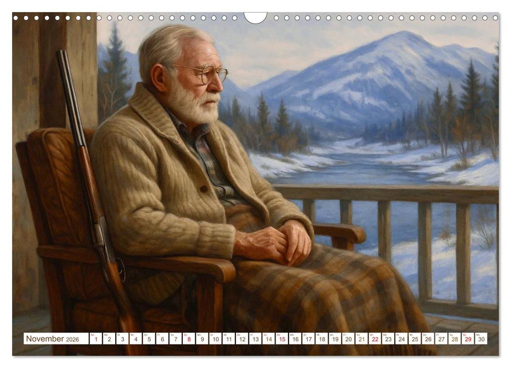 Weitere Ansicht: Ernest Hemingway (Wandkalender 2026 DIN A3 quer), CALVENDO Monatskalender | Steffani Lehmann, Calvendo