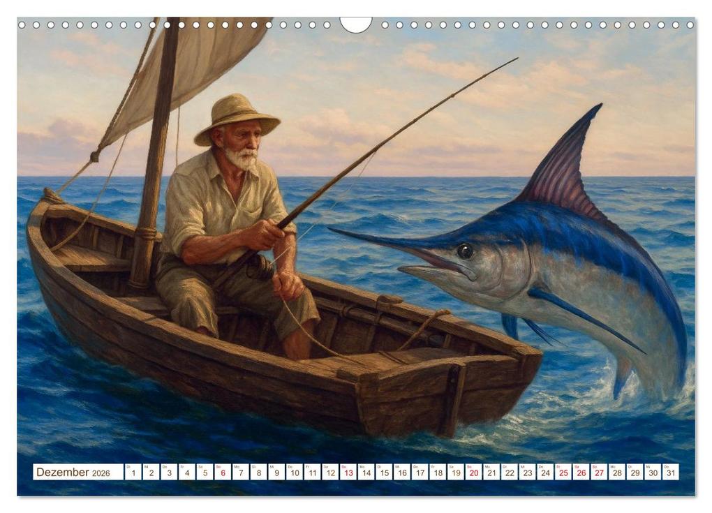 Weitere Ansicht: Ernest Hemingway (Wandkalender 2026 DIN A3 quer), CALVENDO Monatskalender | Steffani Lehmann, Calvendo