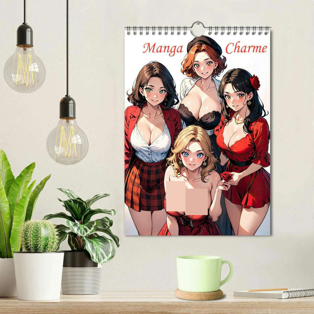 Weitere Ansicht: Manga Charme (Wandkalender 2026 DIN A4 hoch), CALVENDO Monatskalender | Peter Balan, Calvendo