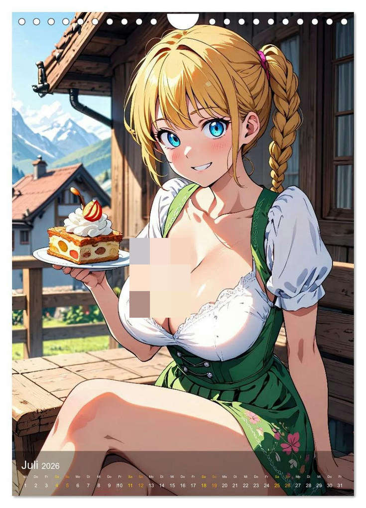 Weitere Ansicht: Manga Charme (Wandkalender 2026 DIN A4 hoch), CALVENDO Monatskalender | Peter Balan, Calvendo