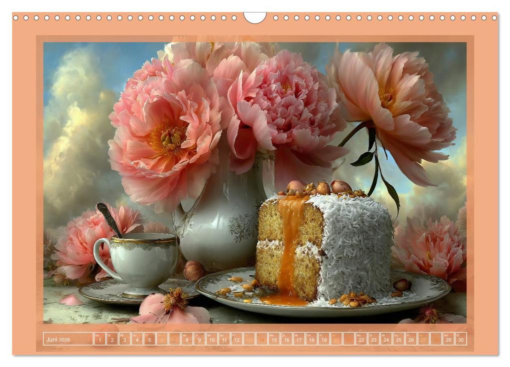 Weitere Ansicht: Tortenträume & Blütenzauber (Wandkalender 2026 DIN A3 quer), CALVENDO Monatskalender | Dagmar Schmeißer, Calvendo