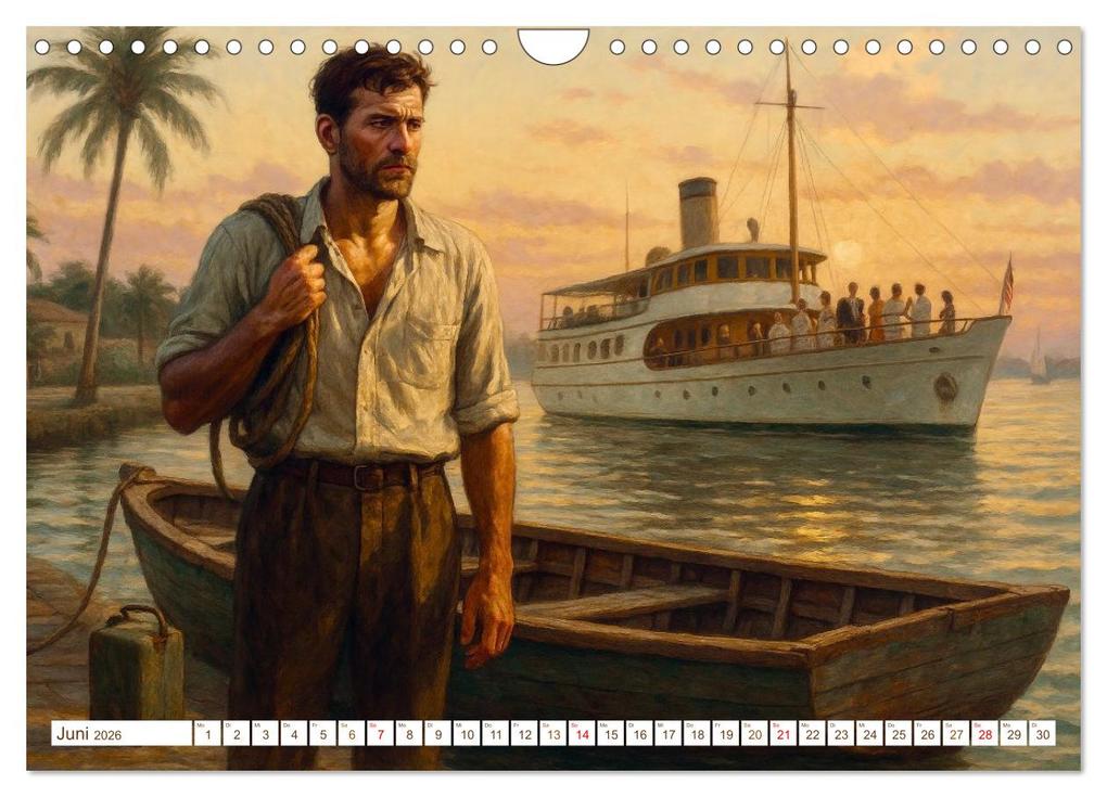 Weitere Ansicht: Ernest Hemingway (Wandkalender 2026 DIN A4 quer), CALVENDO Monatskalender | Steffani Lehmann, Calvendo