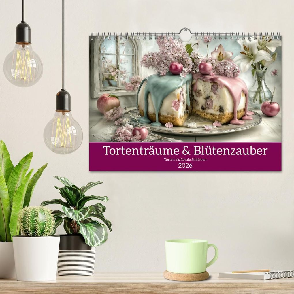 Weitere Ansicht: Tortenträume & Blütenzauber (Wandkalender 2026 DIN A4 quer), CALVENDO Monatskalender | Dagmar Schmeißer, Calvendo
