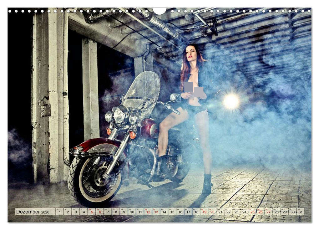 Weitere Ansicht: Motorräder und Sexy Girls (Wandkalender 2026 DIN A3 quer), CALVENDO Monatskalender | Udo Talmon, Calvendo