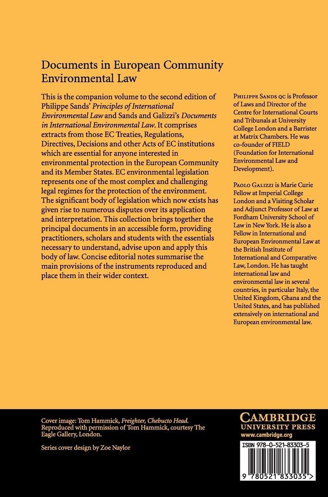 Weitere Ansicht: Documents in European Community Environmental Law