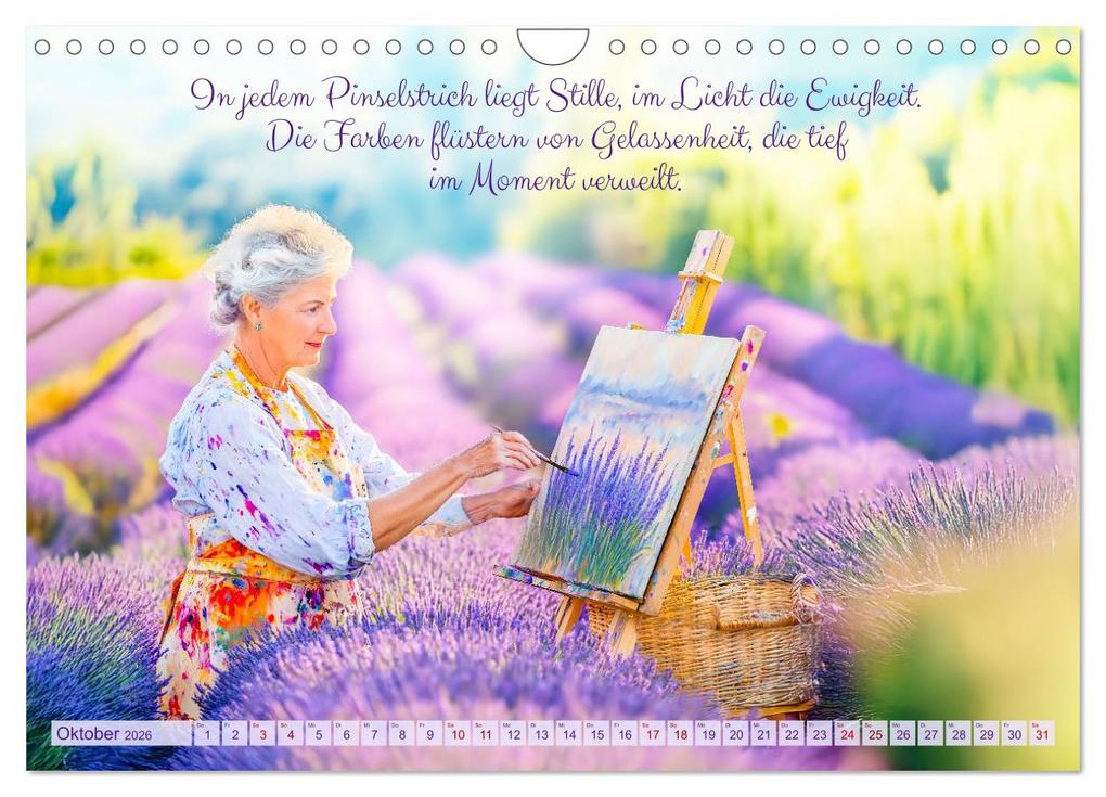 Weitere Ansicht: Im Duft des Lavendels - Mit Achtsamkeit durchs Leben (Wandkalender 2026 DIN A4 quer), CALVENDO Monatskalender | Anja Frost, Calvendo
