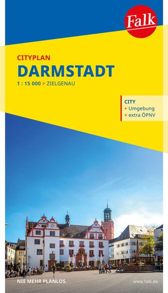 Produktbild: Falk Cityplan Darmstadt 1:15.000