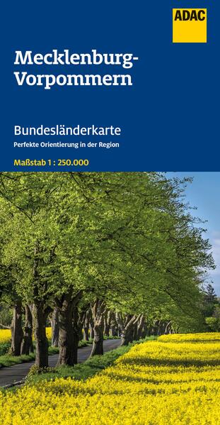 Produktbild: ADAC Bundesländerkarte Deutschland 02 Mecklenburg-Vorpommern 1:250.000