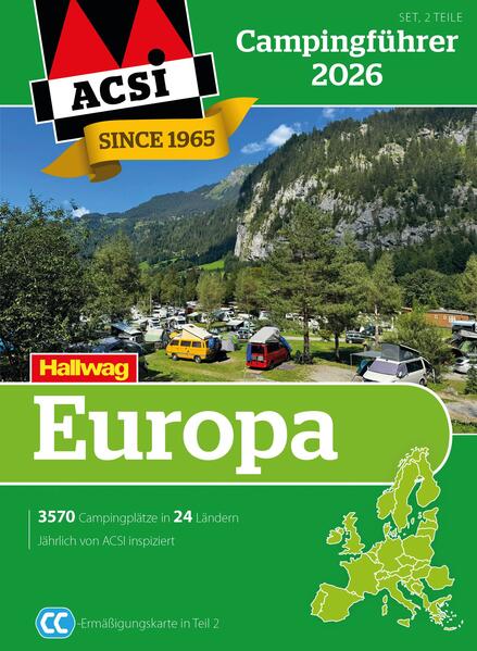 Produktbild: ACSI Campingführer Europa 2026