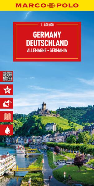 Produktbild: MARCO POLO Reisekarte Deutschland 1:800.000