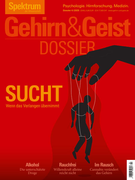 Produktbild: Gehirn&Geist Dossier 4/2025 Sucht | Spektrum der Wissenschaft