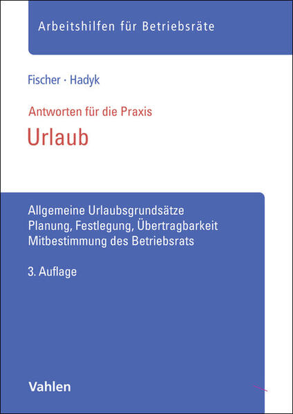 Produktbild: Urlaub | Simon A. Fischer, Marc Hadyk