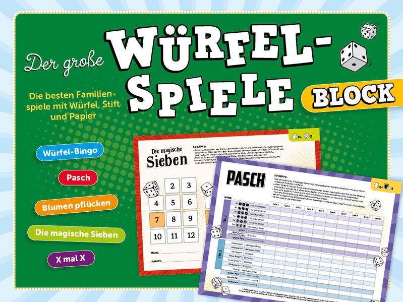 Produktbild: Der große Würfelspiele-Block