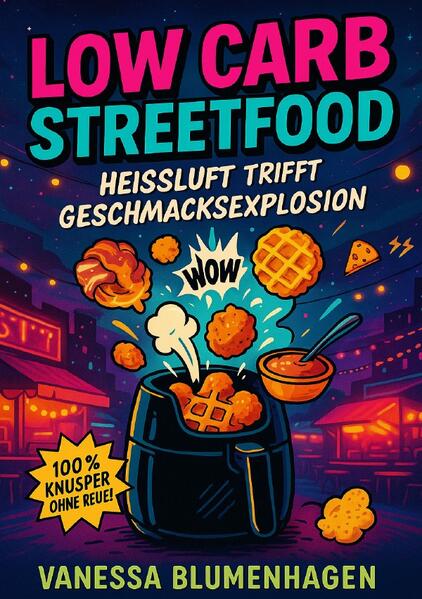Produktbild: Low Carb Streetfood - Heißluft trifft Geschmacksexplosion | Vanessa Blumenhagen