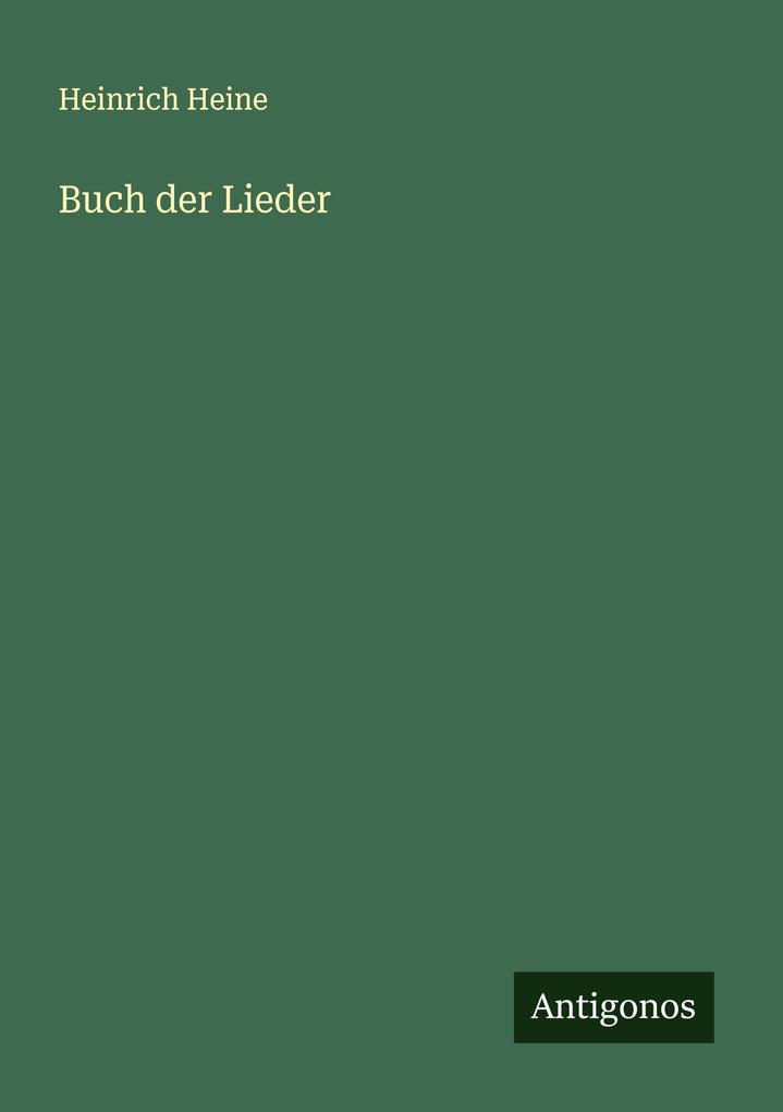 Produktbild: Buch der Lieder | Heinrich Heine