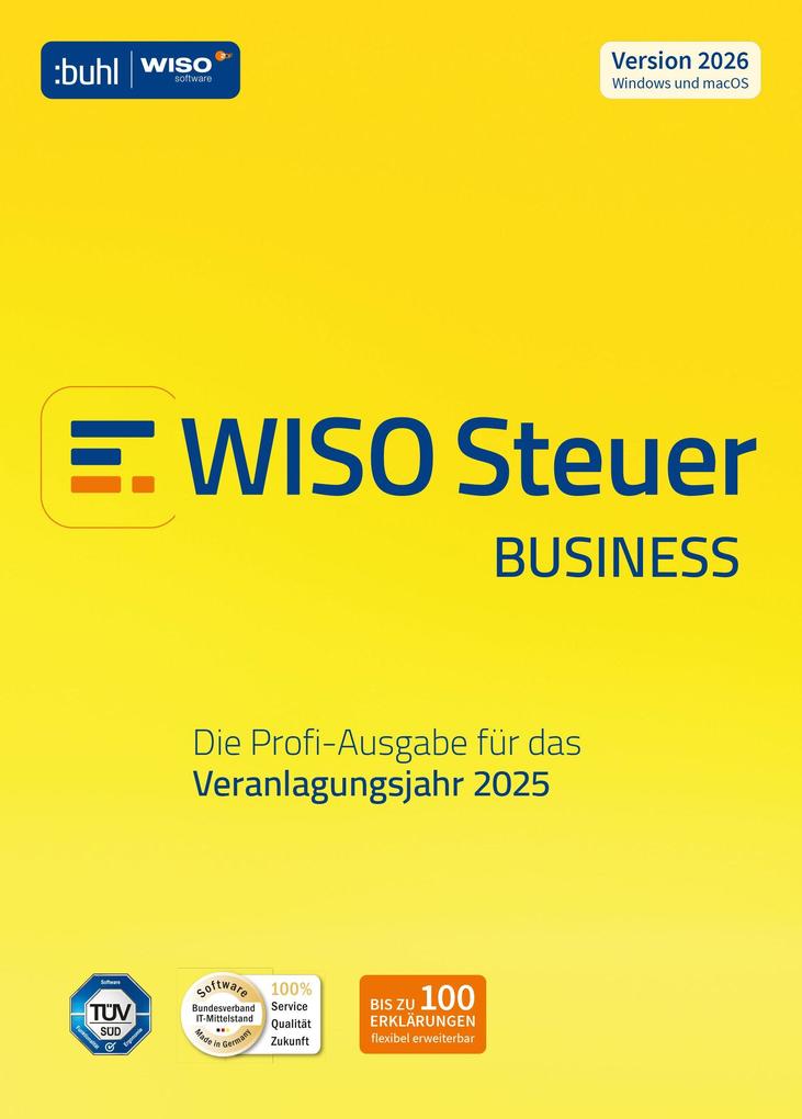 Produktbild: WISO Steuer 2026 Business