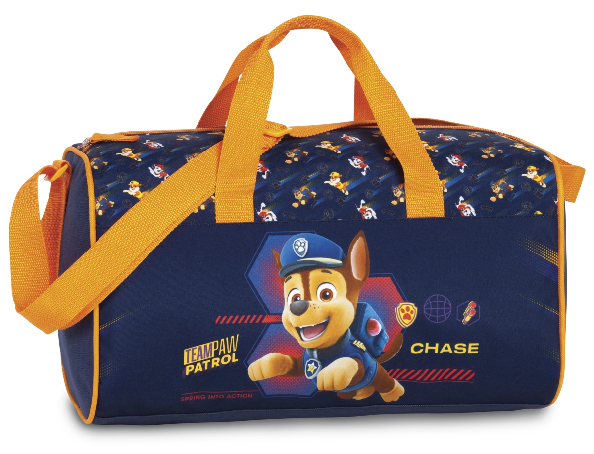 Produktbild: SIEBER Glühwürmchen - Kindersporttasche Paw Patrol, marineblau/orange