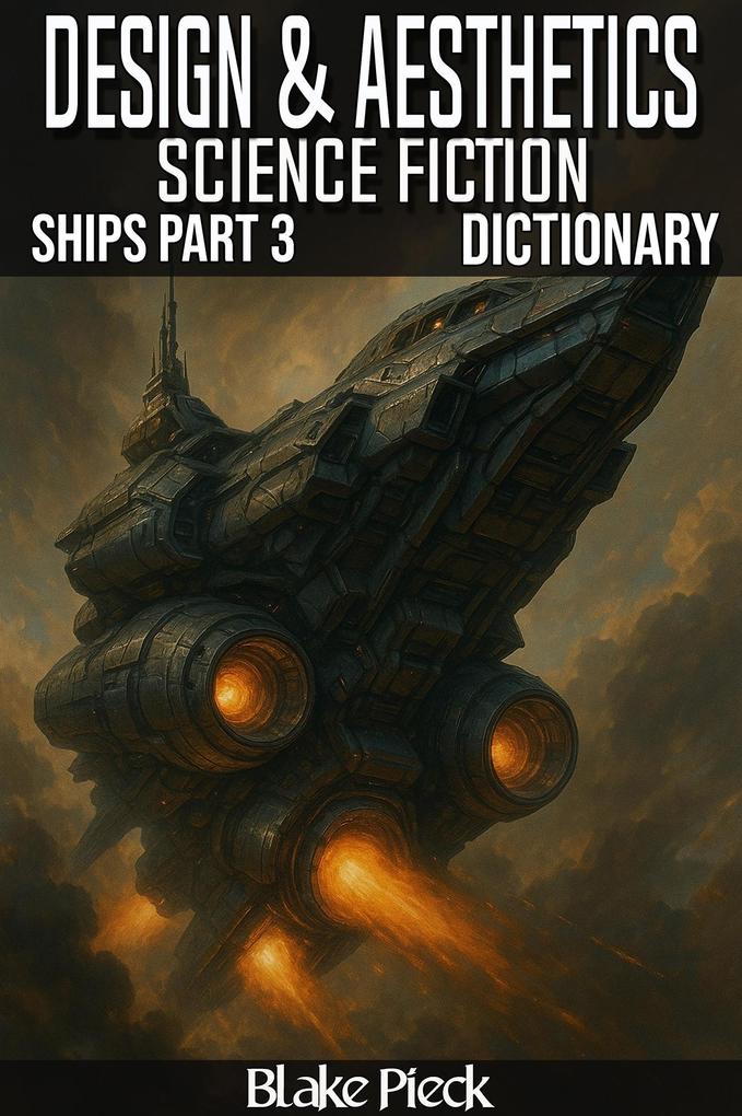 Produktbild: Design and Aesthetics Dictionary - Spaceships Part 3 - Science Fiction (Grow Your Vocabulary) | Blake Pieck