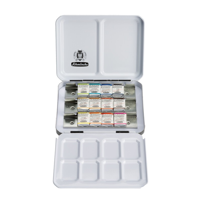 Produktbild: Schmincke Horadam Aquarell, Metallkasten, 12 x 1/2 Näpfchen "Felix Scheinberger"