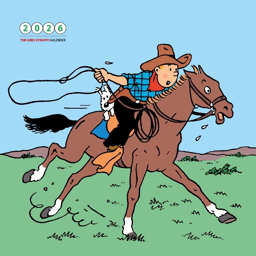 Produktbild: Tim & Struppi Wandkalender 2026 | Hergé