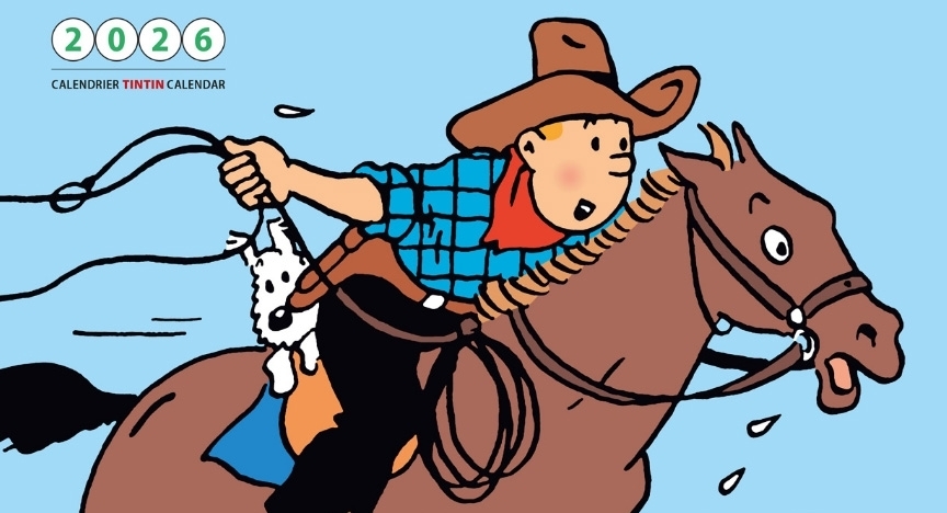Produktbild: Tim & Struppi Tischkalender 2026 | Hergé