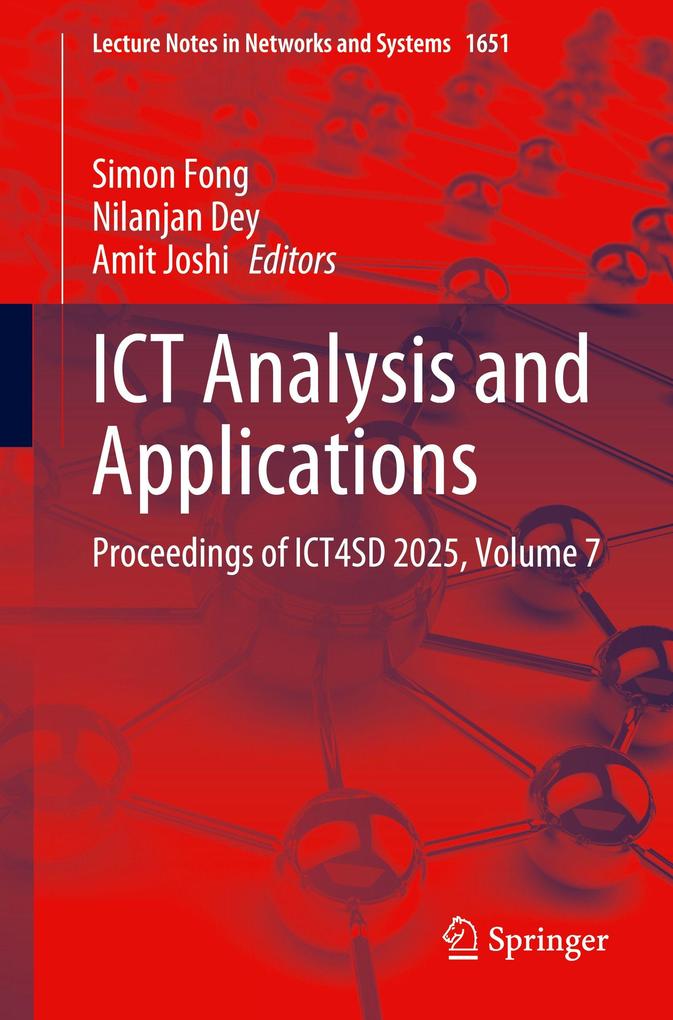 Produktbild: ICT Analysis and Applications