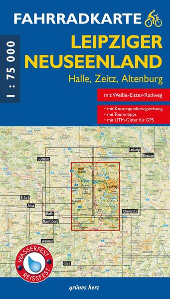 Produktbild: Fahrradkarte Leipziger Neuseenland