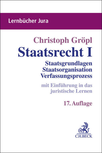 Produktbild: Staatsrecht I | Christoph Gröpl