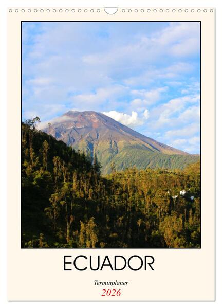 Produktbild: Ecuador - Terminplaner (Wandkalender 2026 DIN A3 hoch), CALVENDO Monatskalender | Denise Graupner, Calvendo