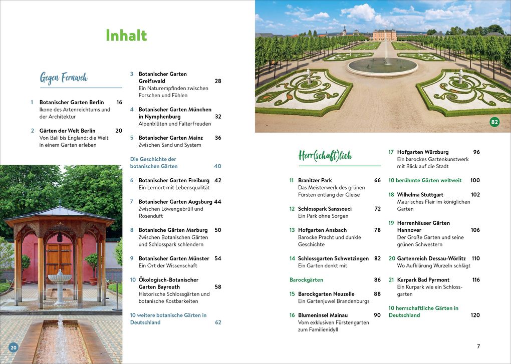 Weitere Ansicht: Gartenreisen - Botanische Gärten und Parks in Deutschland | Julia Schattauer-Pfitzner