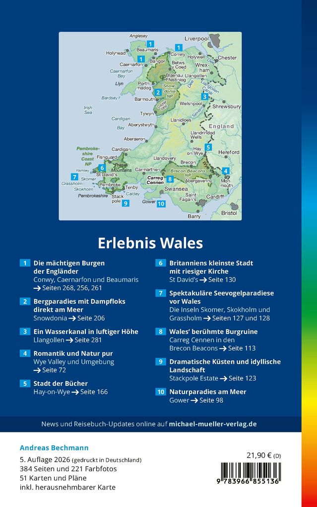 Weitere Ansicht: MICHAEL MÜLLER Reiseführer Wales | Andreas Bechmann