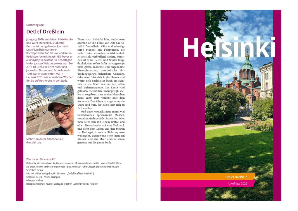 Weitere Ansicht: MICHAEL MÜLLER REISEFÜHRER Helsinki MM-City | Detlef Dreßlein