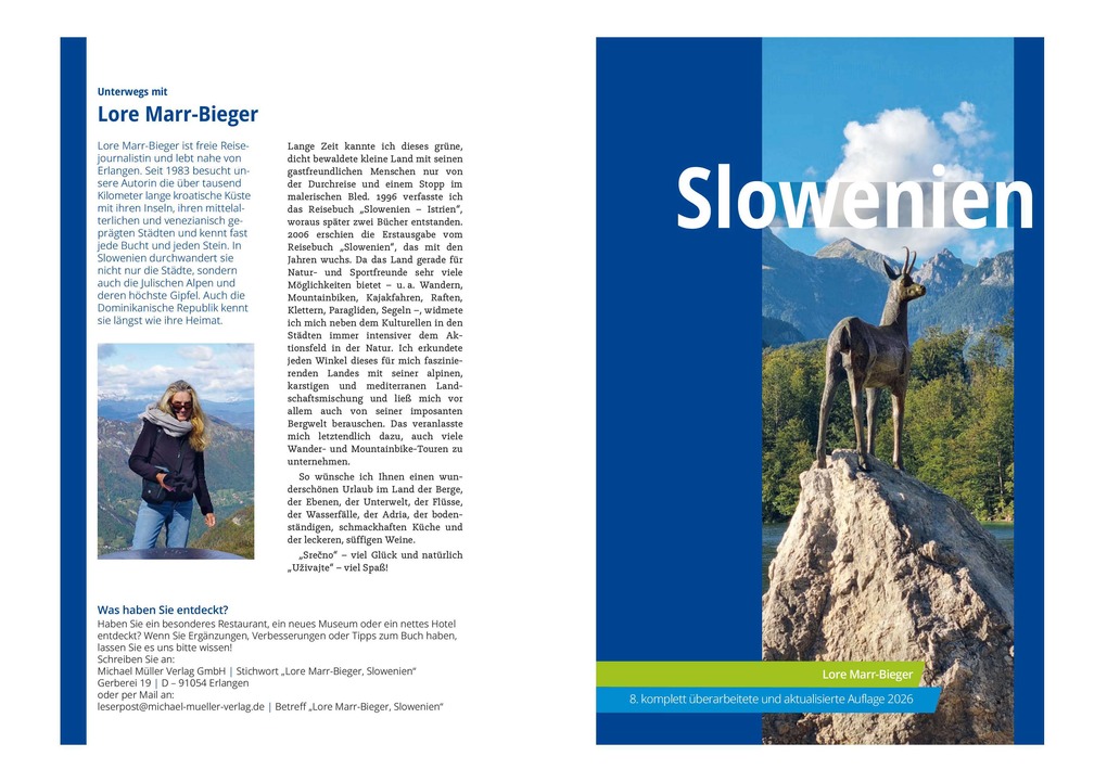 Weitere Ansicht: MICHAEL MÜLLER REISEFÜHRER Slowenien | Lore Marr-Bieger