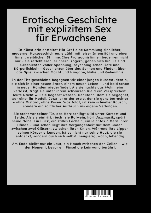 Weitere Ansicht: Künstlerin | Mia Graf