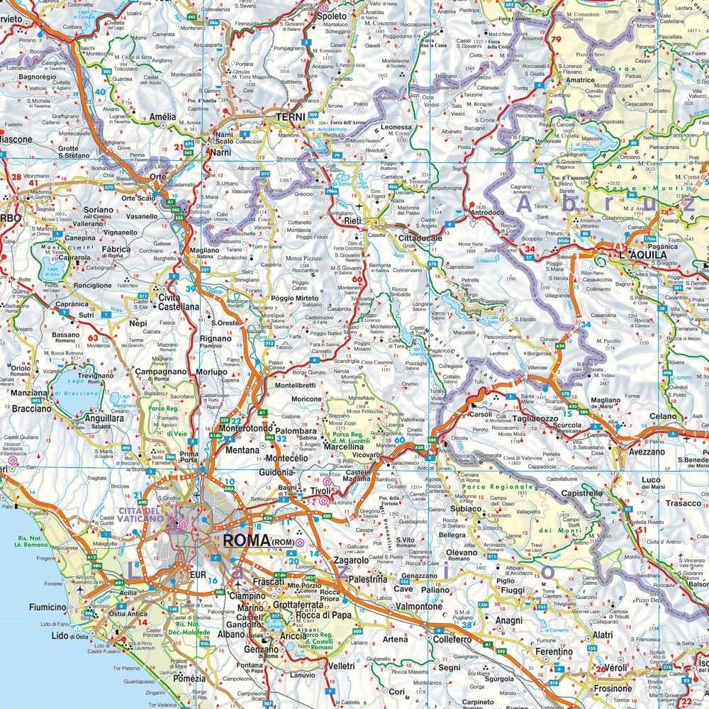 Weitere Ansicht: freytag & berndt Straßenkarte Italien 1:600.000