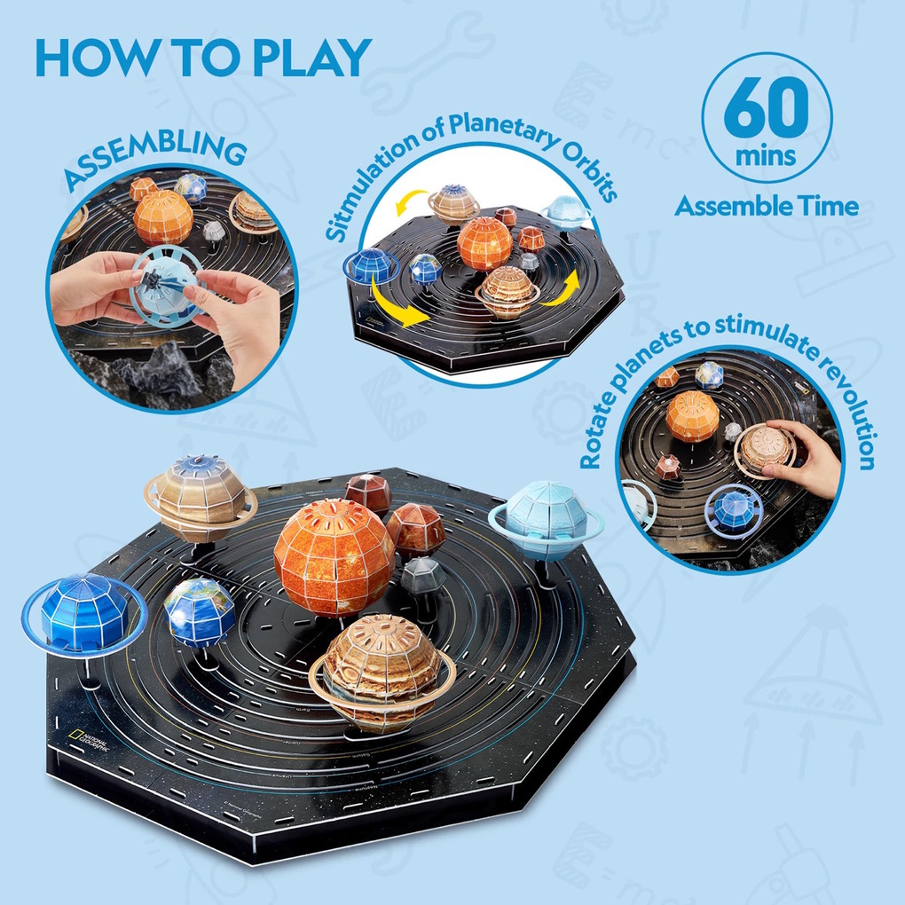 Weitere Ansicht: CubicFun - National Geographic MINT Unser Sonnensystem