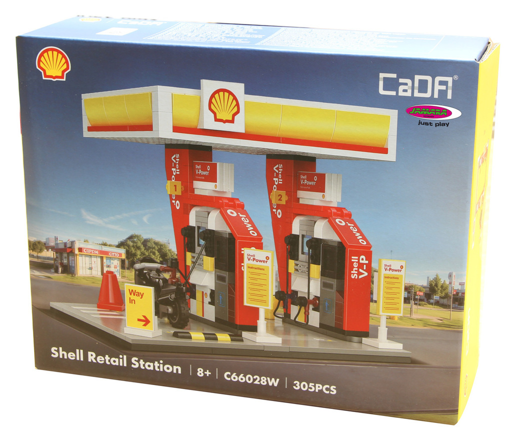 Weitere Ansicht: CaDA Shell Tankstelle Bricks