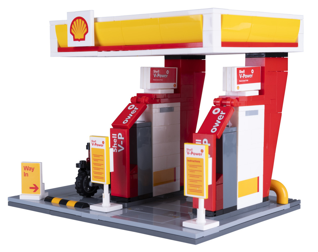 Weitere Ansicht: CaDA Shell Tankstelle Bricks