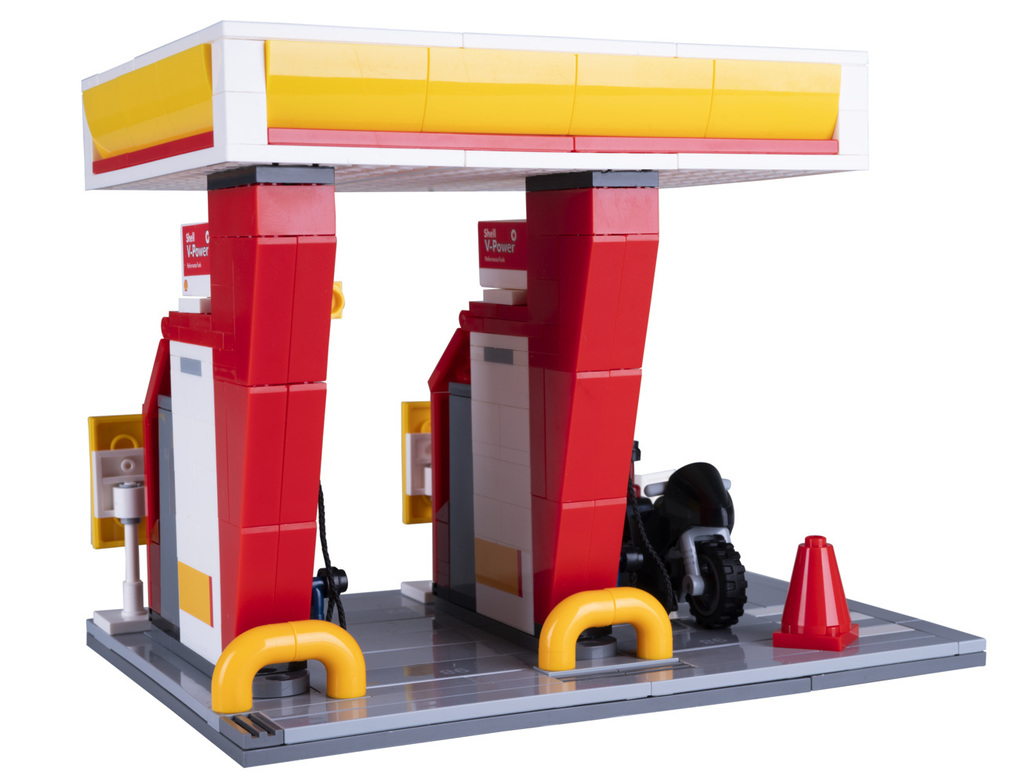 Weitere Ansicht: CaDA Shell Tankstelle Bricks