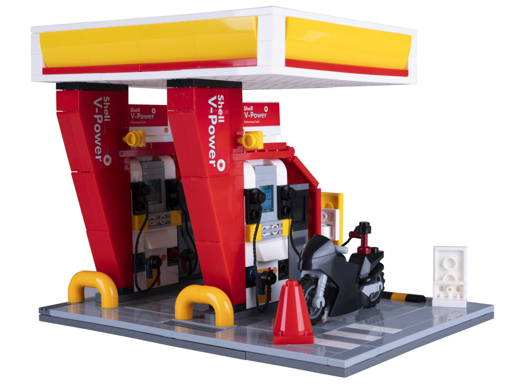 Weitere Ansicht: CaDA Shell Tankstelle Bricks