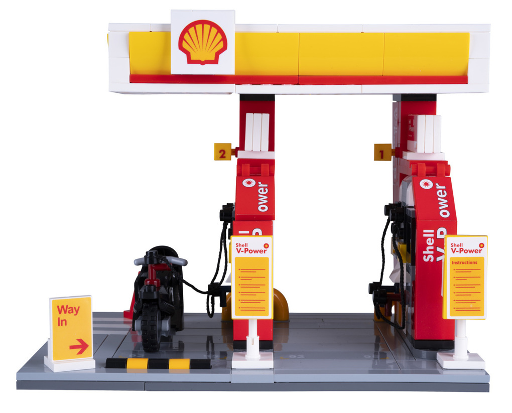 Weitere Ansicht: CaDA Shell Tankstelle Bricks
